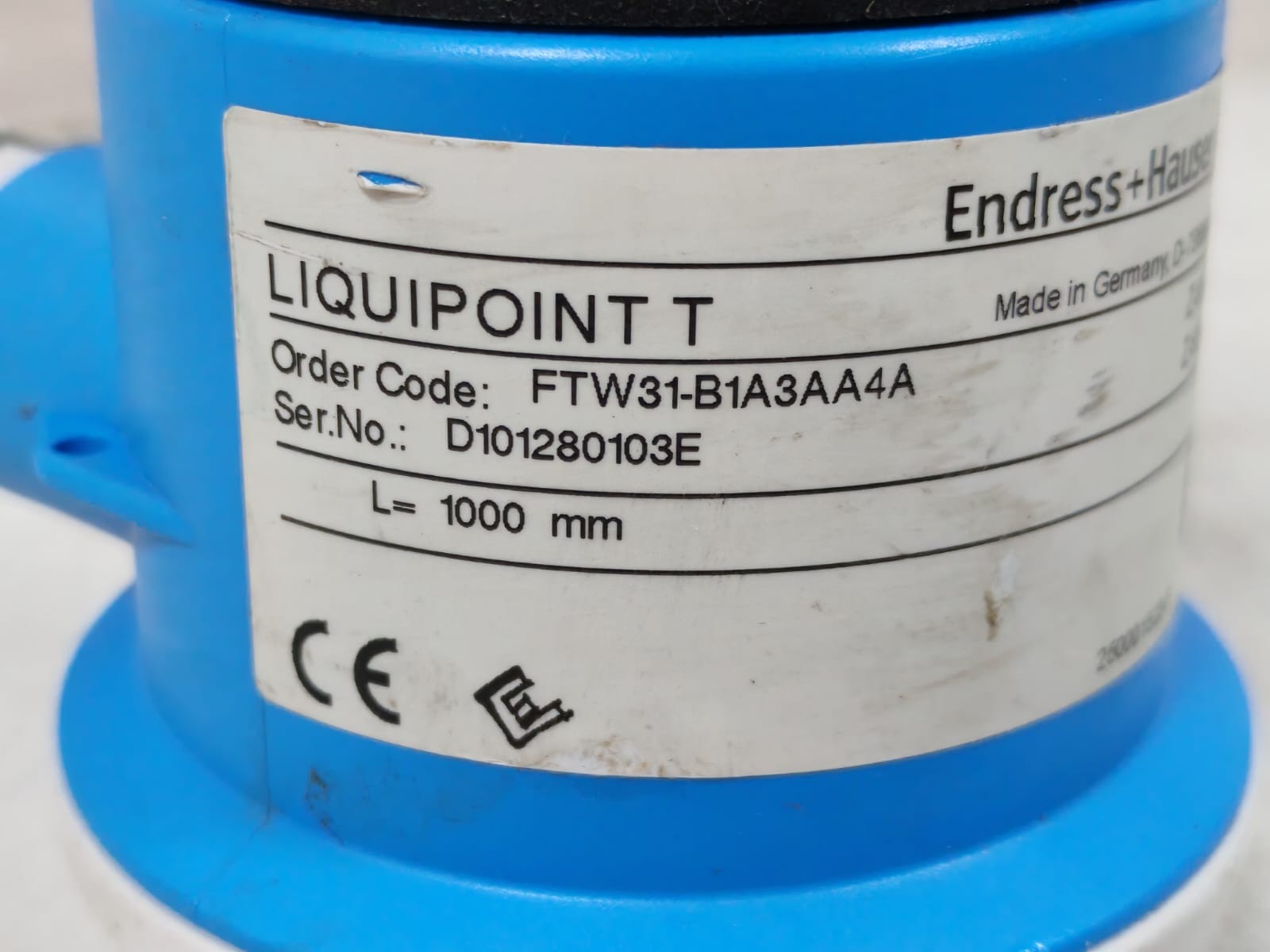 Endress+Hauser FTW31-B1A3AA4A ENDRESS+HAUSER LIQUIPOINT T FTW31-B1A3AA4A POINT LEVEL SWITCH 4