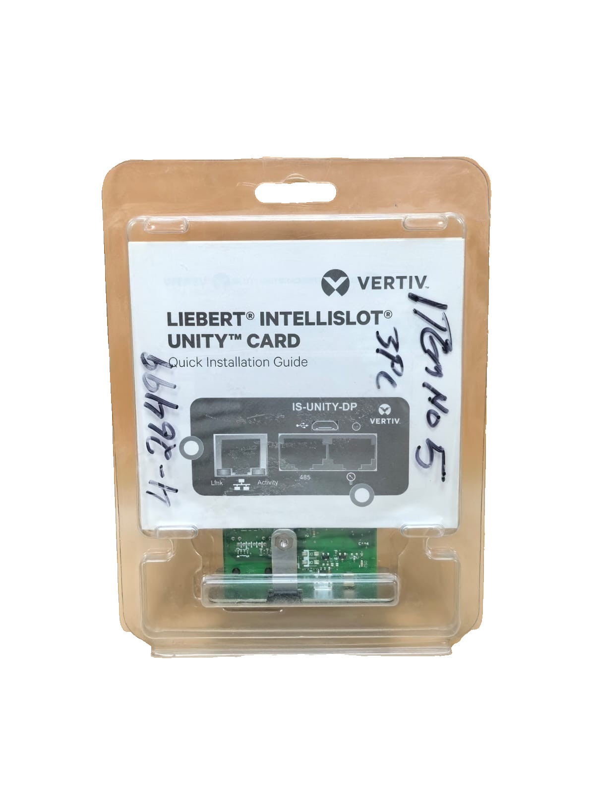 VERTIV LIEBERT IS-UNITY-SNMP 417831G/4 REV.24 COMMUNICATION CARD