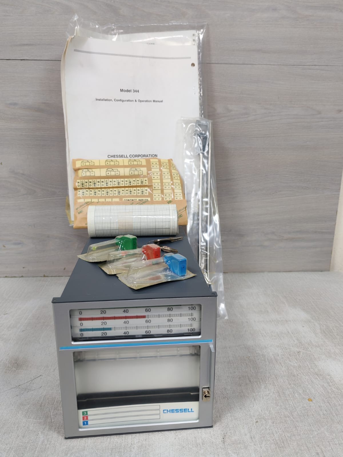 Eurotherm MODEL-344 EUROTHERM CHESSELL MODEL 344 CHART RECORDER 3