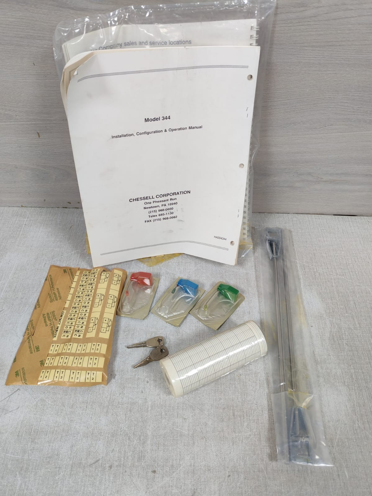 Eurotherm MODEL-344 EUROTHERM CHESSELL MODEL 344 CHART RECORDER 7