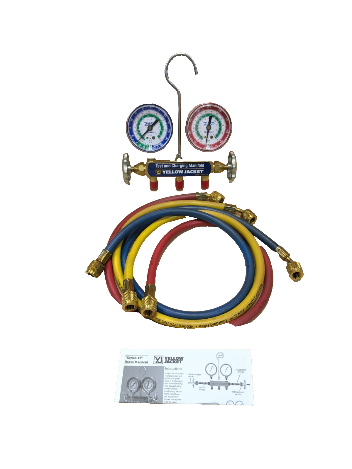 YELLOW JACKET 41213 YELLOW JACKET 41213 2-VALVE TEST AND CHARGING MANIFOLD 2