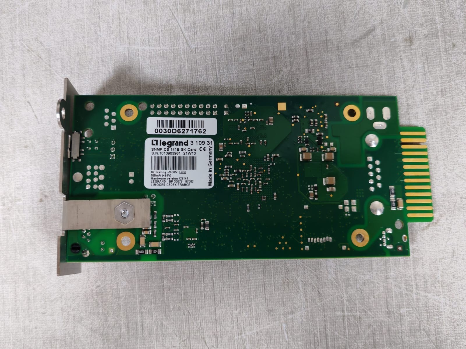 Legrand LEGRAND-9-805-39-ARCHIMOD LEGRAND 9 805 39 ARCHIMOD / TRIMOD HE BACK PANEL BOARD W/ SNMP CS 141B SK CARD 9