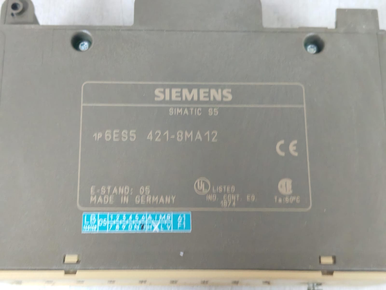 Siemens 6ES5-421-8MA12 SIEMENS SIMATIC S5 6ES5-421-8MA12 DIGITAL INPUT MODULE 24VDC 6