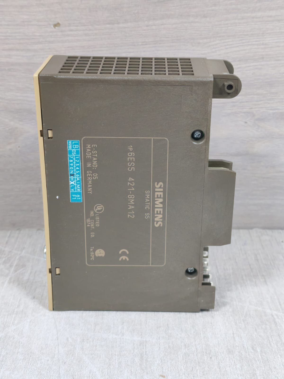 Siemens 6ES5-421-8MA12 SIEMENS SIMATIC S5 6ES5-421-8MA12 DIGITAL INPUT MODULE 24VDC 8