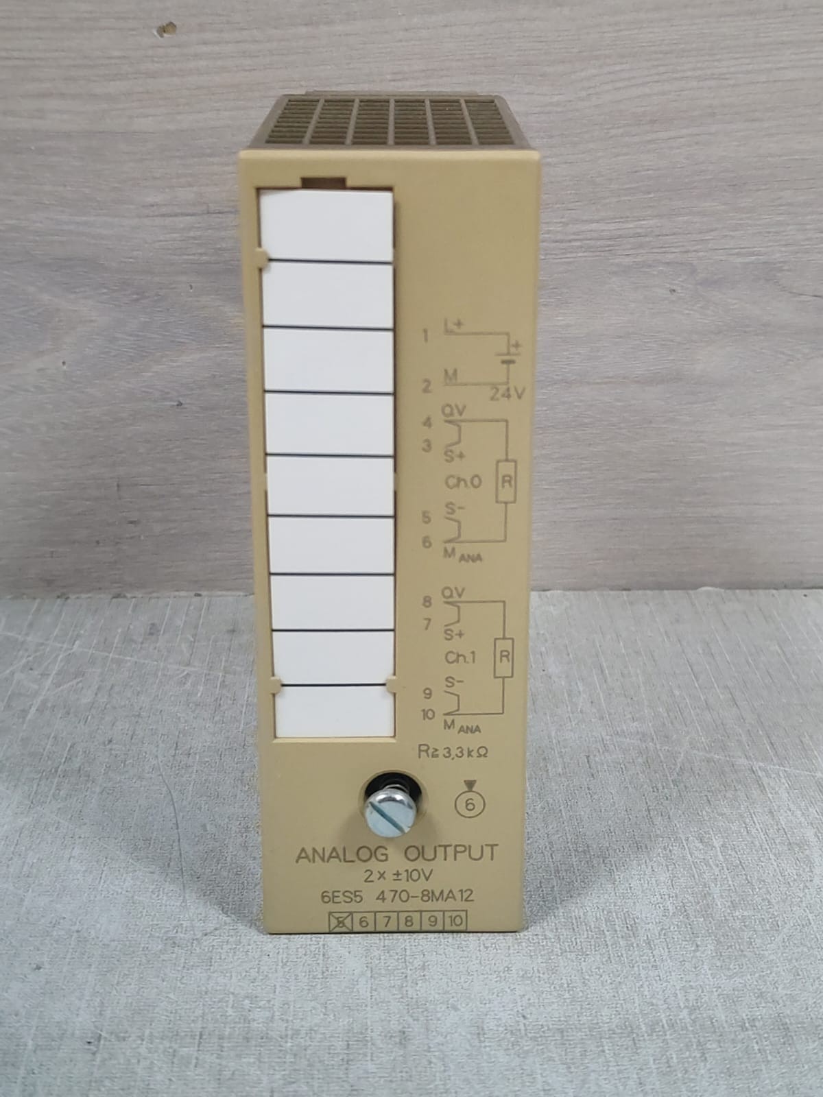 Siemens 6ES5-470-8MA12 SIEMENS SIMATIC S5 6ES5-470-8MA12 ANALOG INPUT MODULE 24VDC 2