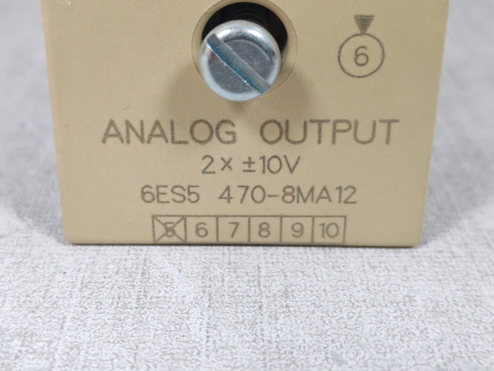 Siemens 6ES5-470-8MA12 SIEMENS SIMATIC S5 6ES5-470-8MA12 ANALOG INPUT MODULE 24VDC 3