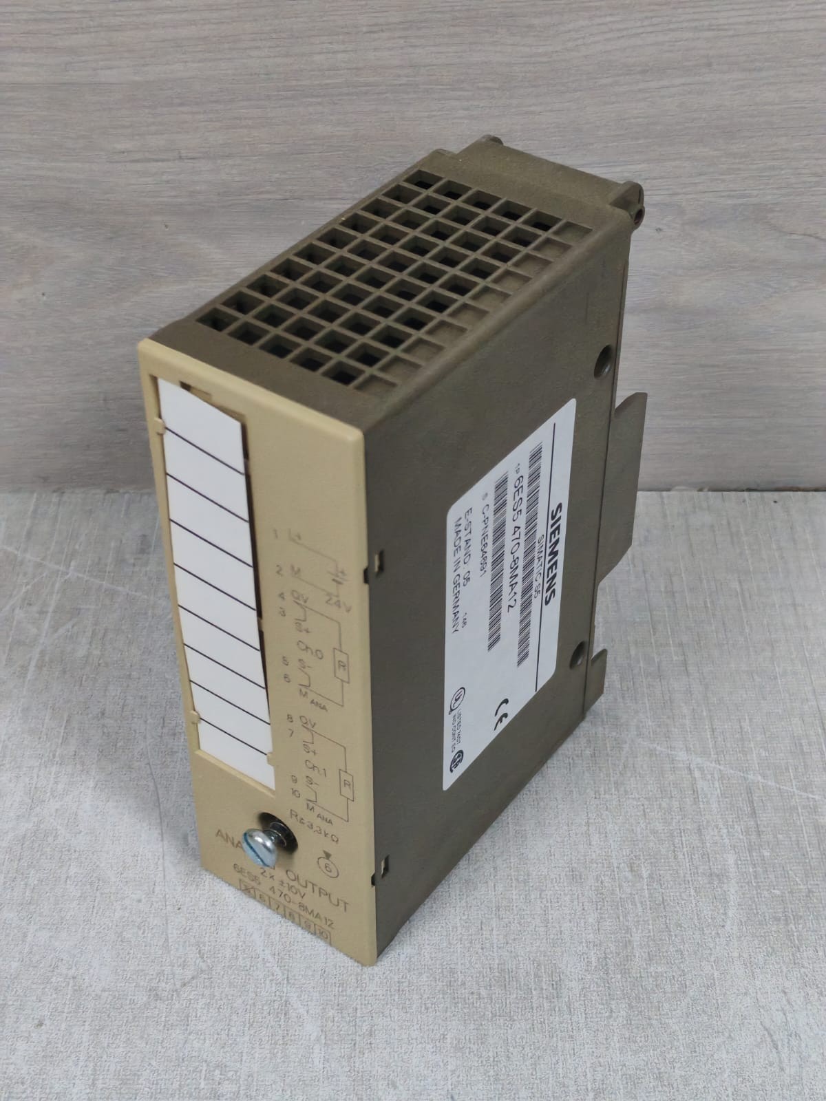 Siemens 6ES5-470-8MA12 SIEMENS SIMATIC S5 6ES5-470-8MA12 ANALOG INPUT MODULE 24VDC 5