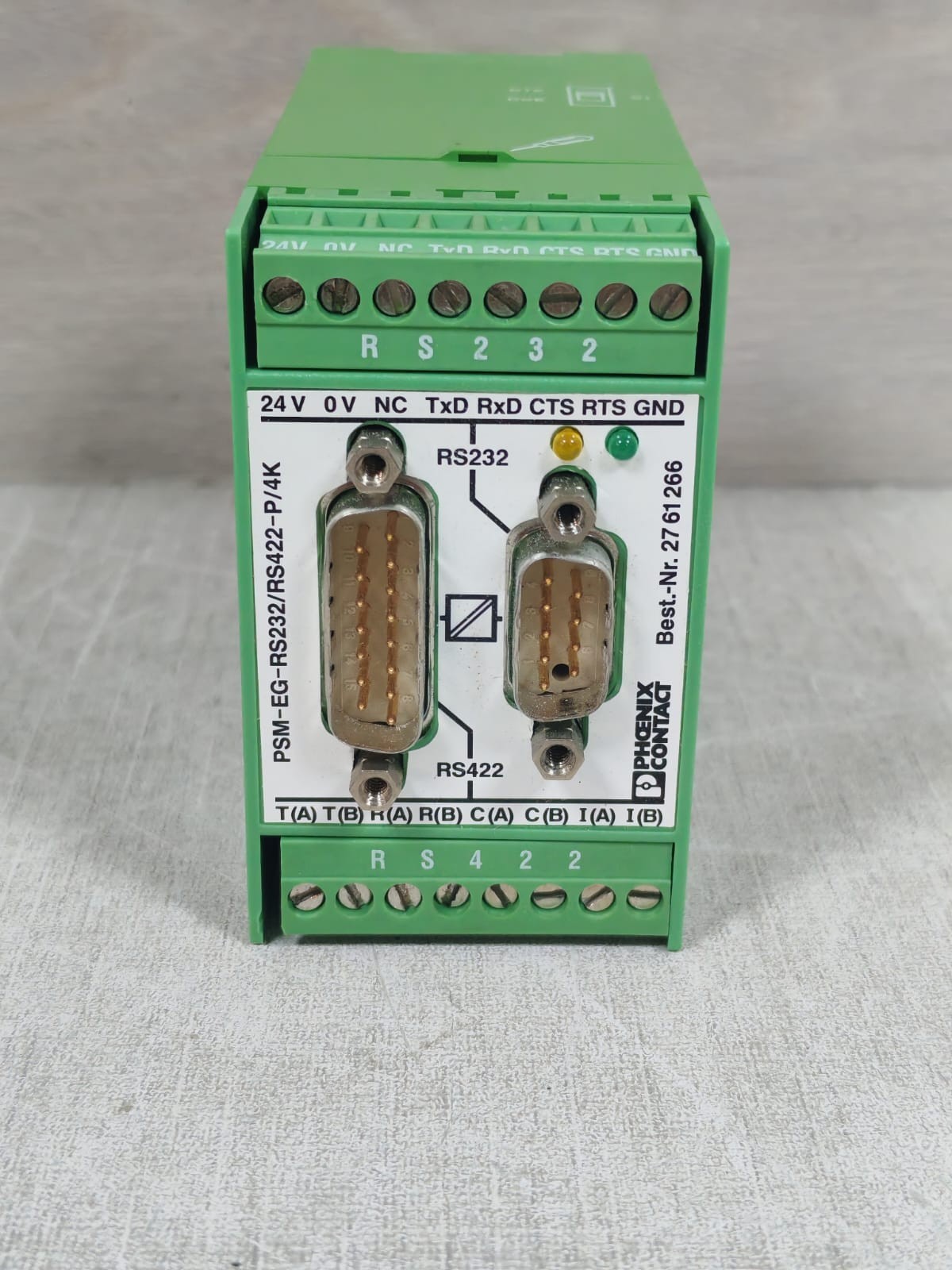 Phoenix Contact PSM-EG-RS232/RS422-P/4K 2761266 PHOENIX CONTACT PSM-EG-RS232/RS422-P/4K 2761266 INTERFACE CONVERTER 2