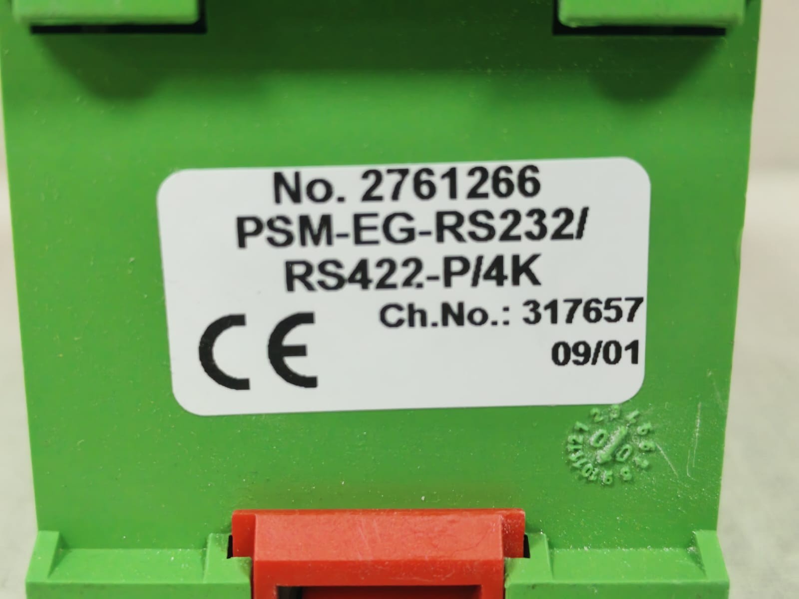 Phoenix Contact PSM-EG-RS232/RS422-P/4K 2761266 PHOENIX CONTACT PSM-EG-RS232/RS422-P/4K 2761266 INTERFACE CONVERTER 8