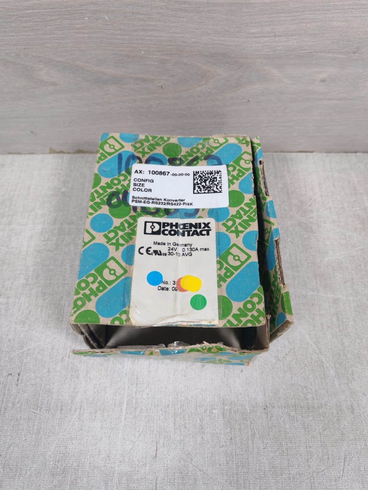 Phoenix Contact PSM-EG-RS232/RS422-P/4K 2761266 PHOENIX CONTACT PSM-EG-RS232/RS422-P/4K 2761266 INTERFACE CONVERTER 10