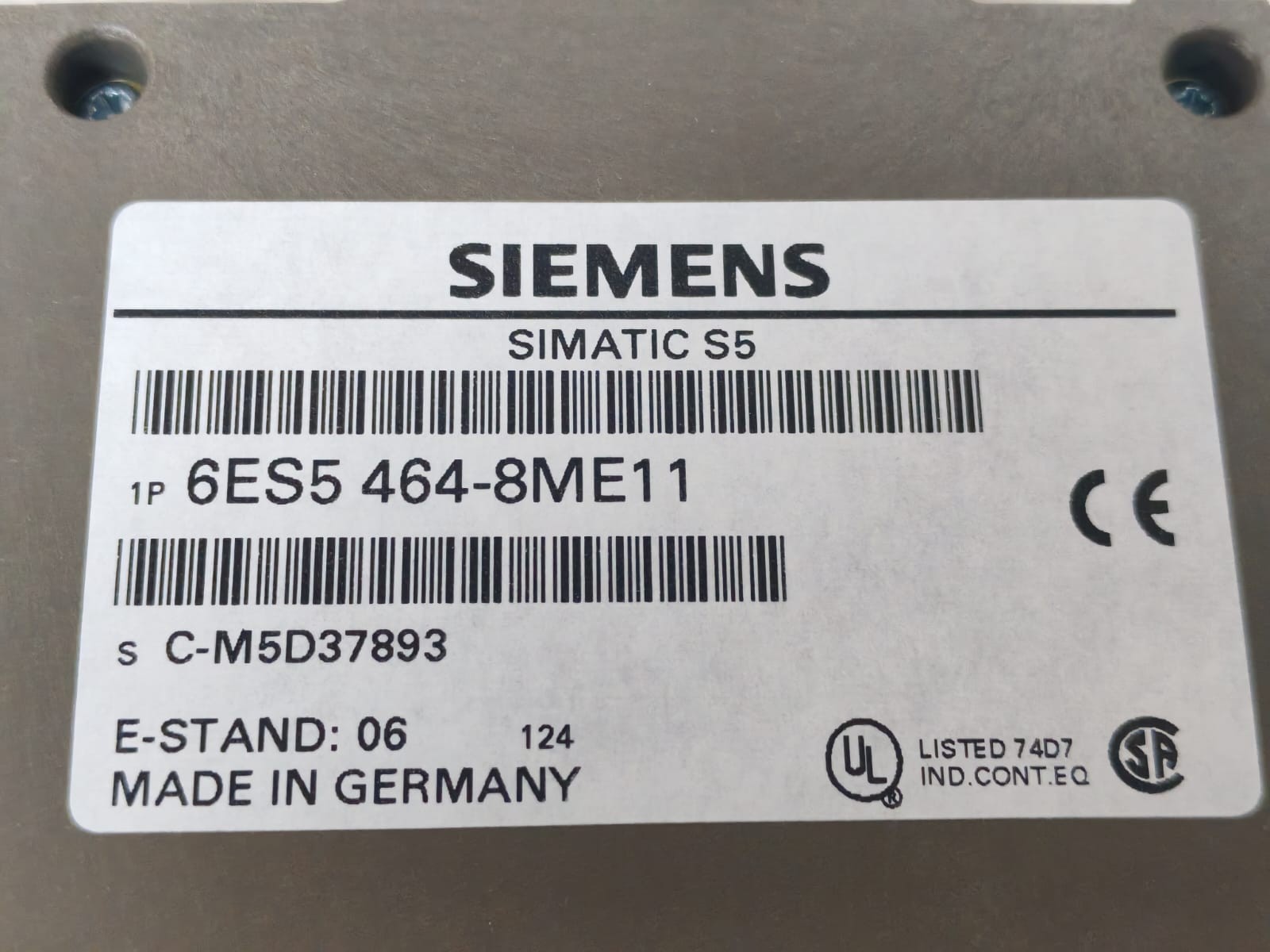 Siemens 6ES5-464-8ME11 SIEMENS SIMATIC S5 6ES5-464-8ME11 ANALOG INPUT MODULE 6