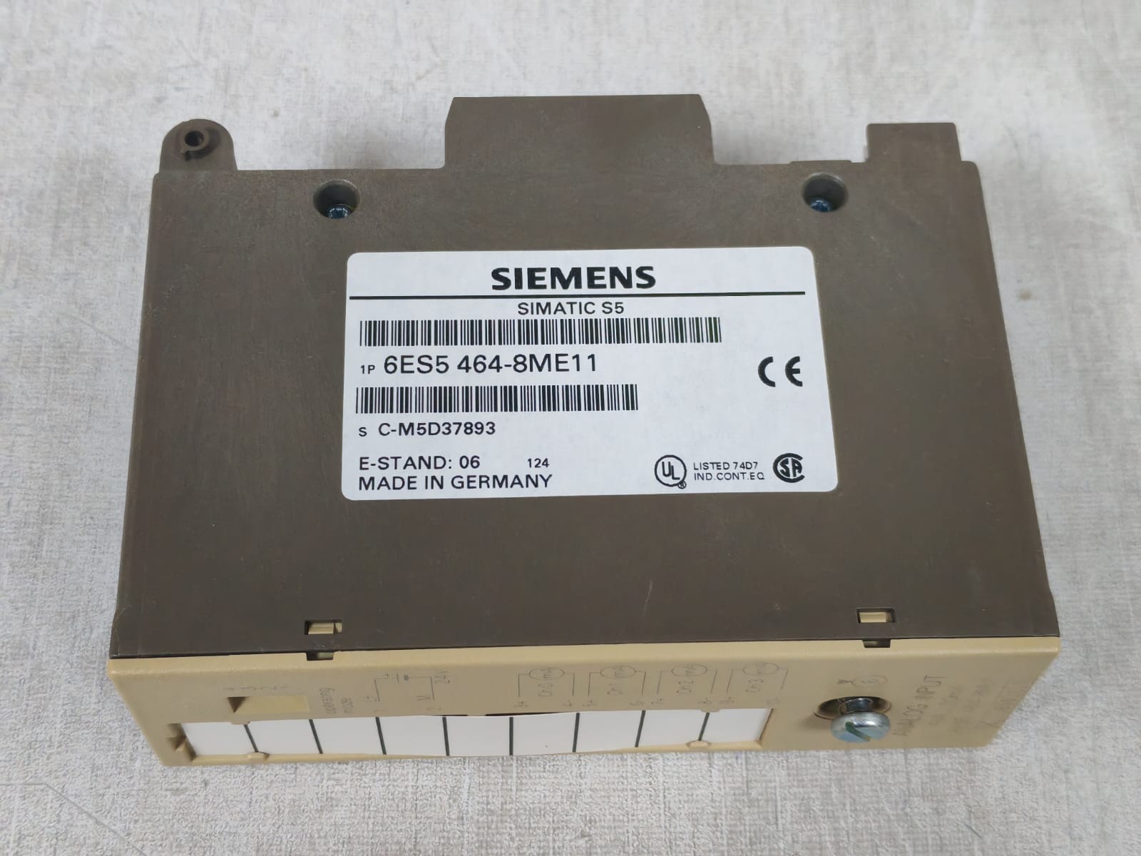 Siemens 6ES5-464-8ME11 SIEMENS SIMATIC S5 6ES5-464-8ME11 ANALOG INPUT MODULE 9