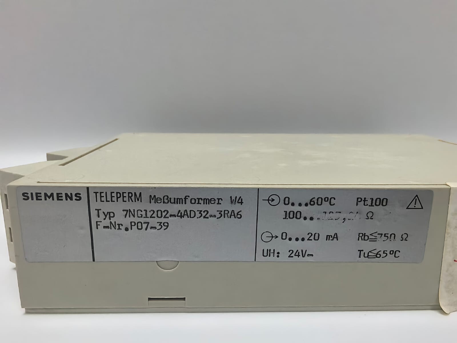 Siemens 7NG1202-4AD32-3RA6 SIEMENS 7NG1202-4AD32-3RA6 TELEPERM TRANSDUCER 2