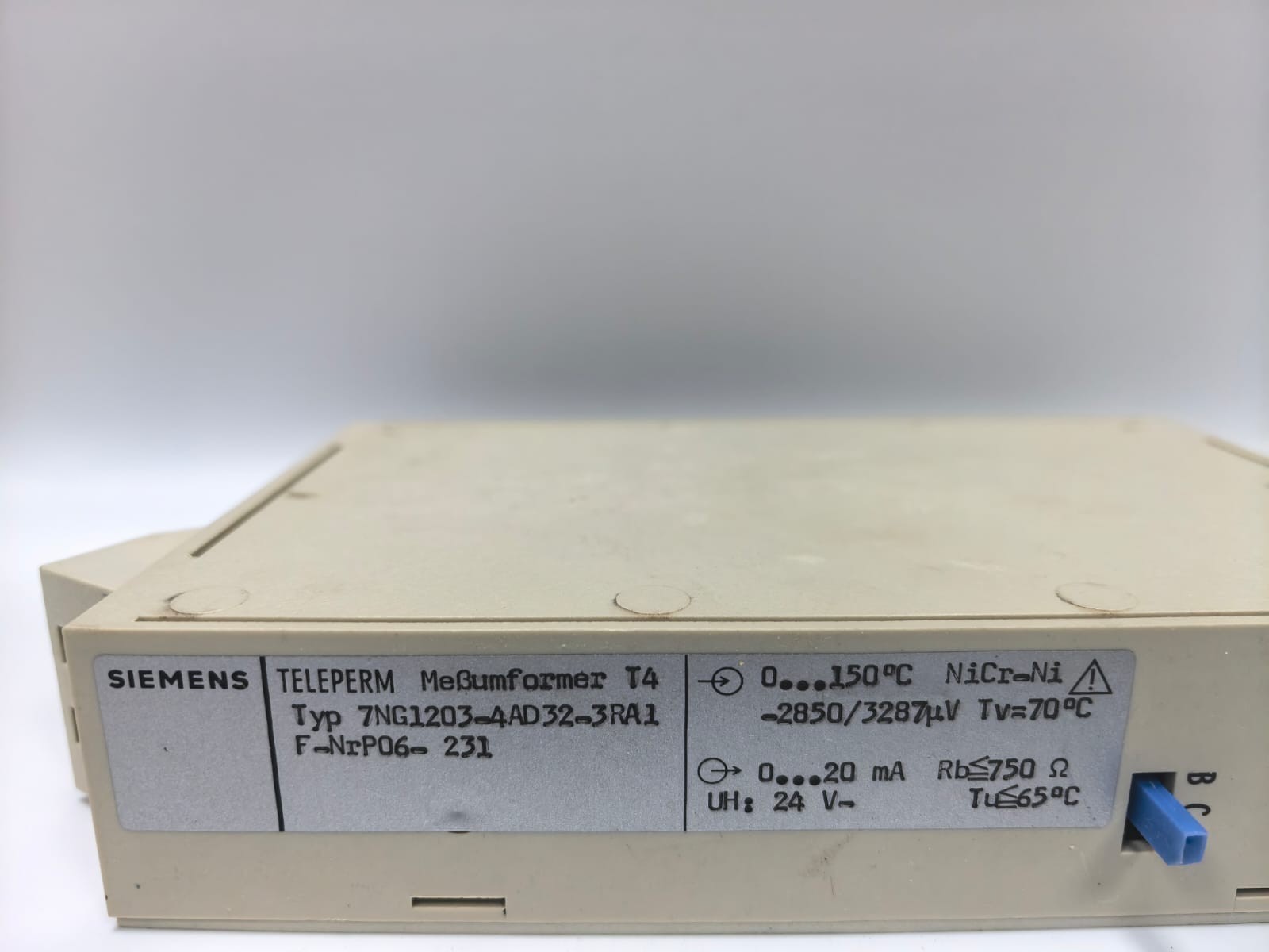 Siemens 7NG1203-4AD32-3RA1 SIEMENS 7NG1203-4AD32-3RA1 TELEPERM TRANSDUCER 2