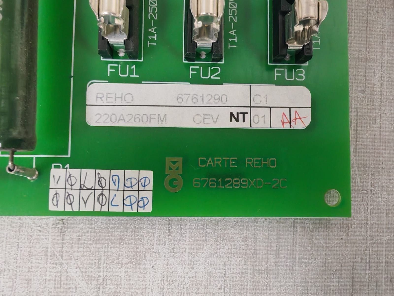 MGE 6761289XD-2C / 6761289XD-1C / 6761290 / 6761290T MGE PDR REHO MUTIN 6761289XD-2C / 6761289XD-1C / 6761290 / 6761290T BOARD 3