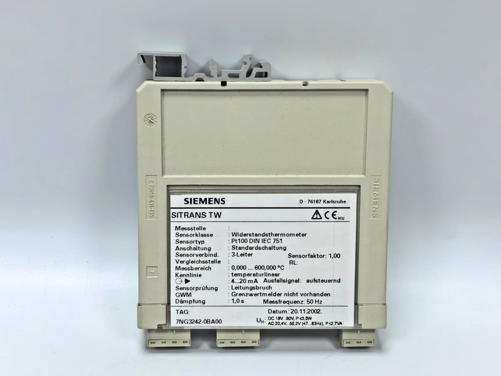 Siemens 7NG3242-0BA00 SIEMENS 7NG3242-0BA00 SITRANS TW UNIVERSAL TRANSMITTER 2