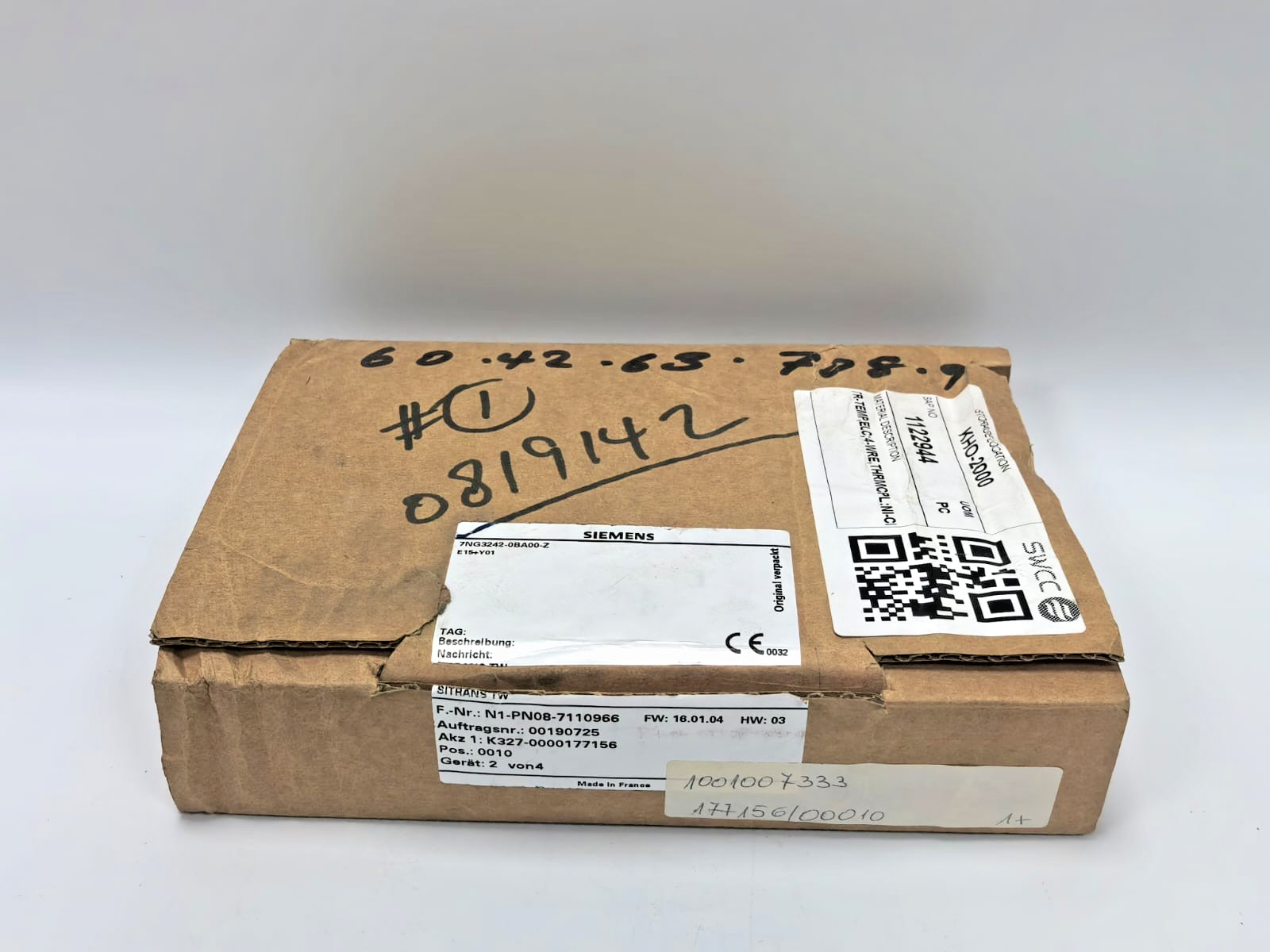 Siemens 7NG3242-0BA00 SIEMENS 7NG3242-0BA00 SITRANS TW UNIVERSAL TRANSMITTER 10