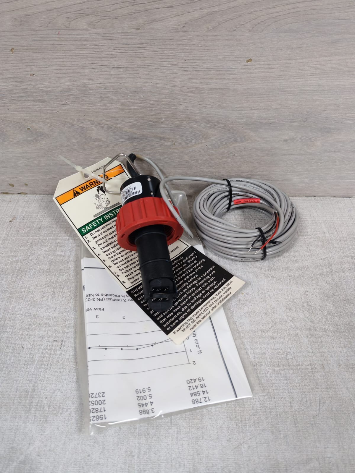 GEORGE FISCHER 198 801 620 GEORGE FISCHER 198 801 620 FLOW SENSOR PPTI FLOW 0.5-4 2