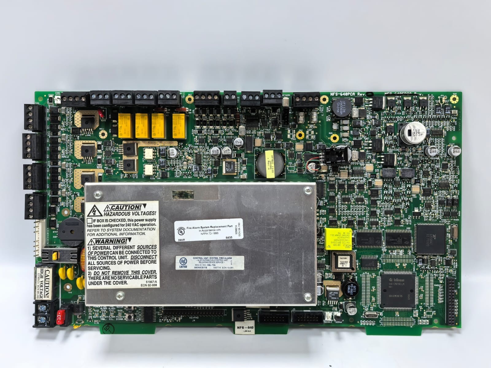 NOTIFIER NFS-640PCA NOTIFIER NFS-640PCA CONTROL PANEL REPLACEMENT BOARD 2