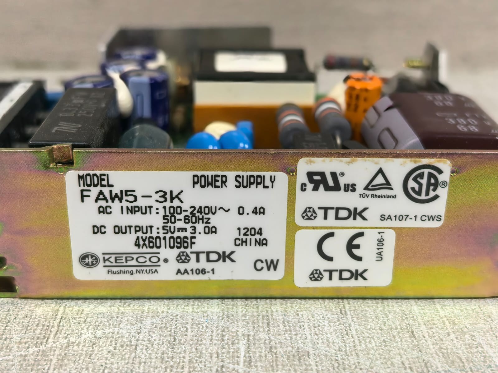 TDK FAW5-3K TDK FAW5-3K POWER SUPPLY 5