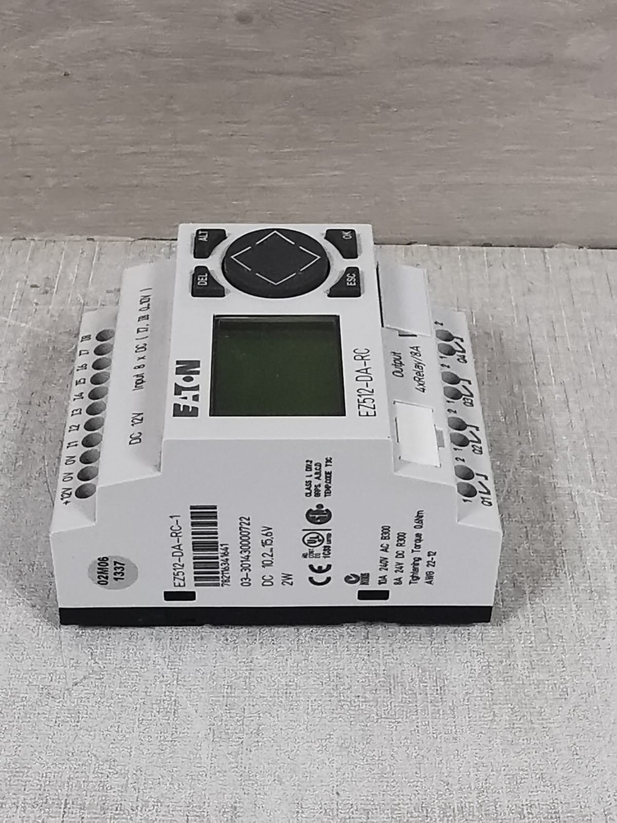 Eaton EZ512-DA-RC / EZ512-DA-RC-1 EATON EZ512-DA-RC / EZ512-DA-RC-1 PROGRAMMABLE CONTROLLER 8