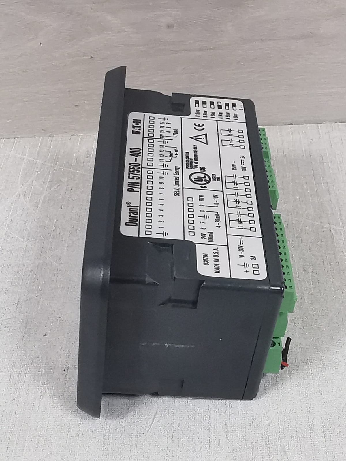 EATON DURANT 57550-400 EATON DURANT 57550-400 INDUSTRIAL CONTROL UNIT 7