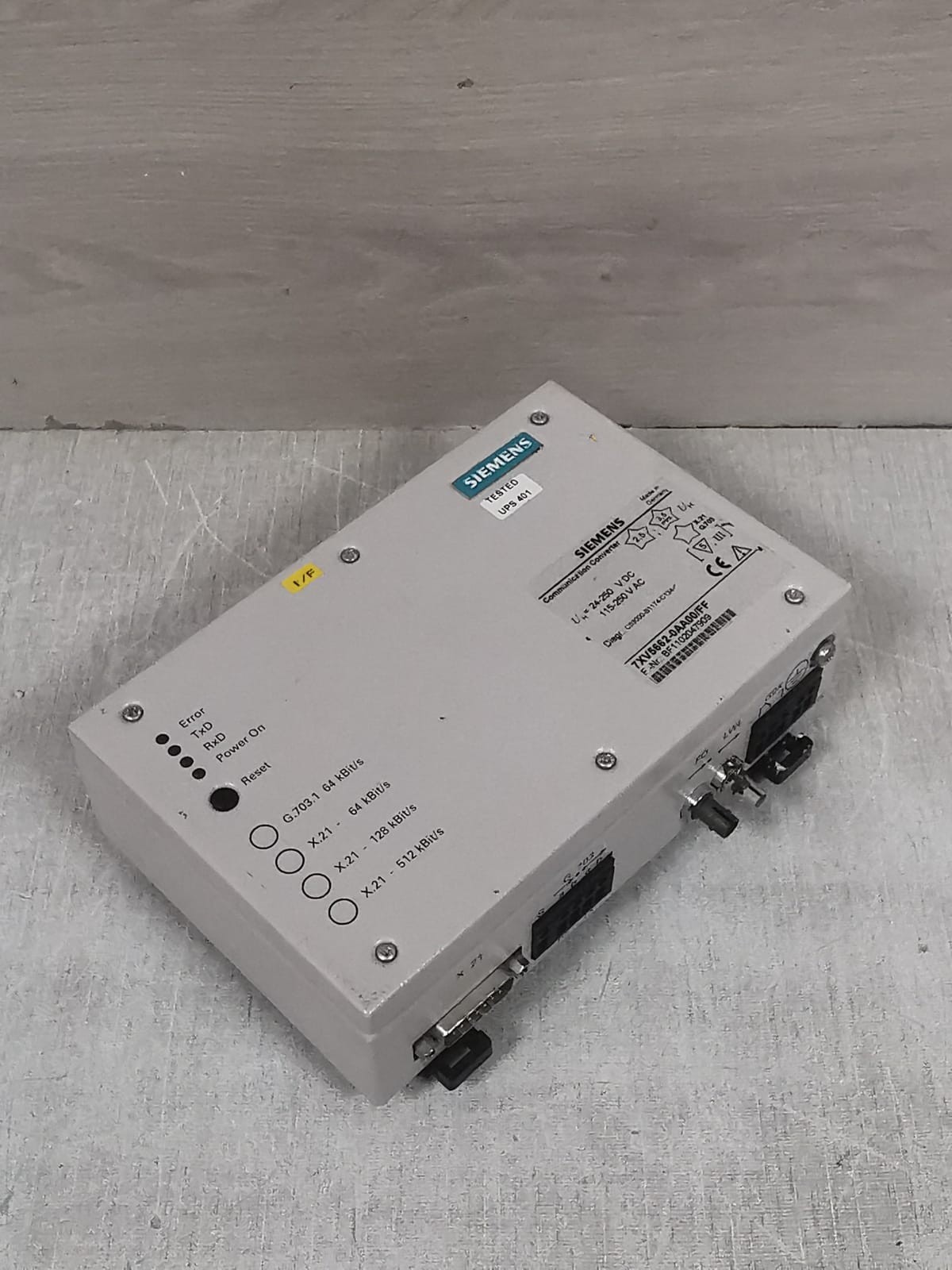 Siemens 7XV5662-0AA00/FF SIEMENS 7XV5662-0AA00/FF COMMUNICATION CONVERTER 115-250VA 6