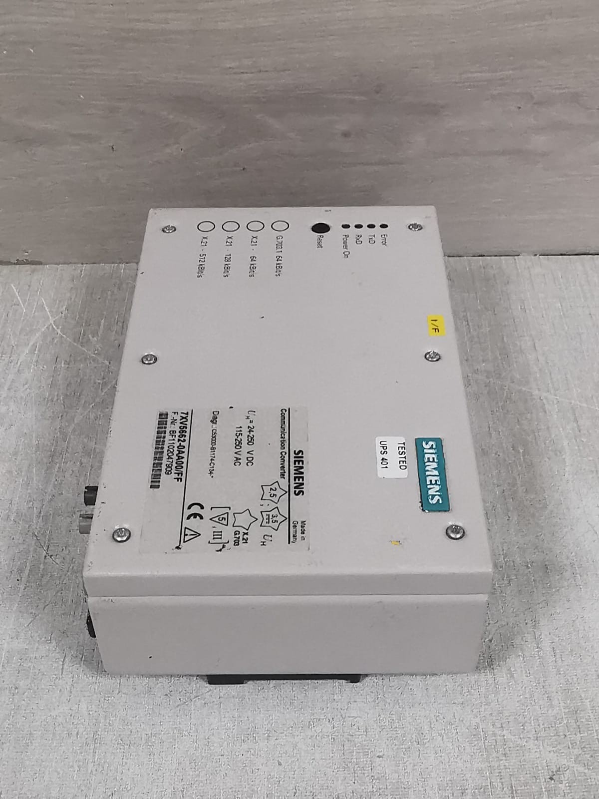 Siemens 7XV5662-0AA00/FF SIEMENS 7XV5662-0AA00/FF COMMUNICATION CONVERTER 115-250VA 7