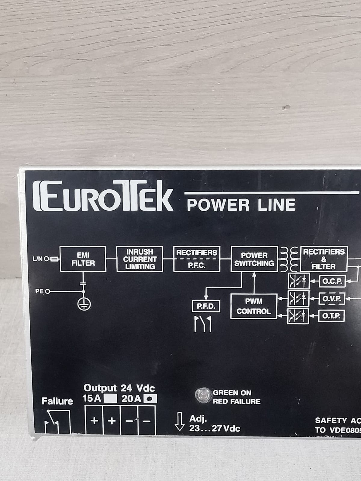 EUROTEK ET-SW/115/24/15/NB / ET-SW/115/24/15/N/B/P EUROTEK ET-SW/115/24/15/NB / ET-SW/115/24/15/N/B/P SWITCHED POWER SUPPLY 2