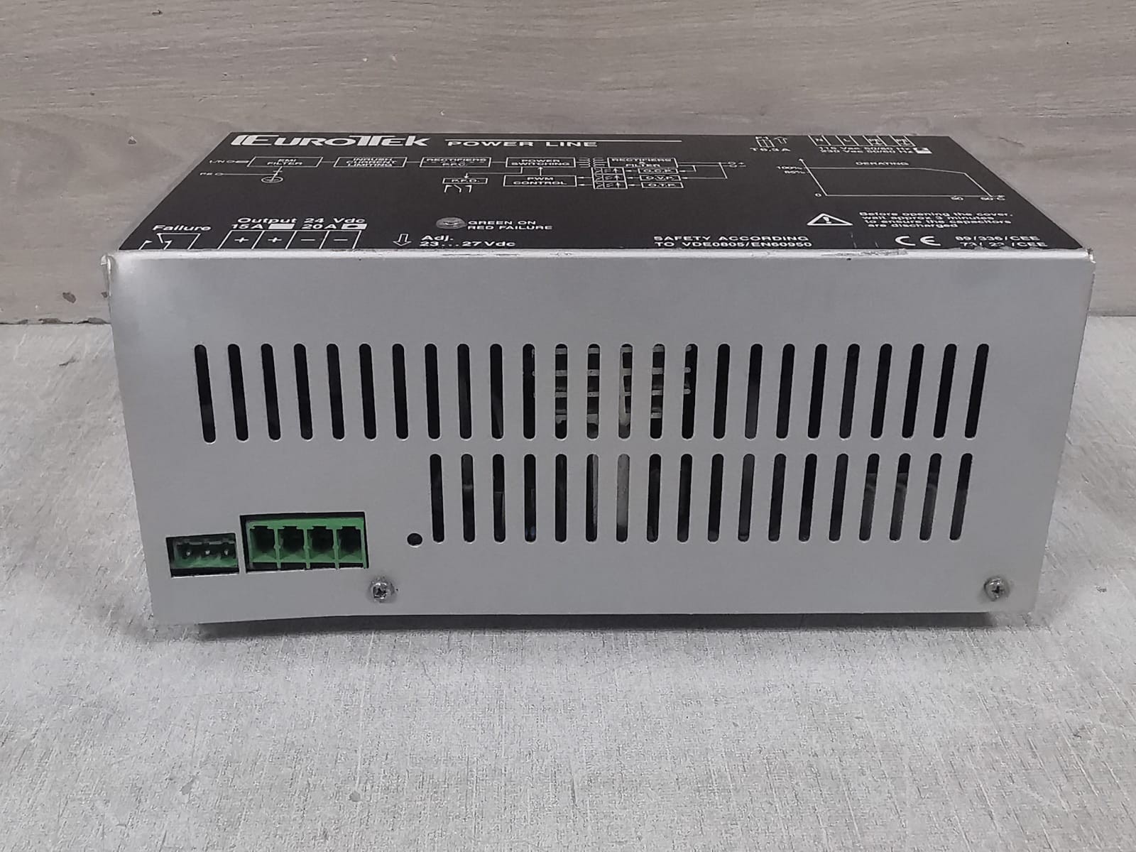 EUROTEK ET-SW/115/24/15/NB / ET-SW/115/24/15/N/B/P EUROTEK ET-SW/115/24/15/NB / ET-SW/115/24/15/N/B/P SWITCHED POWER SUPPLY 8