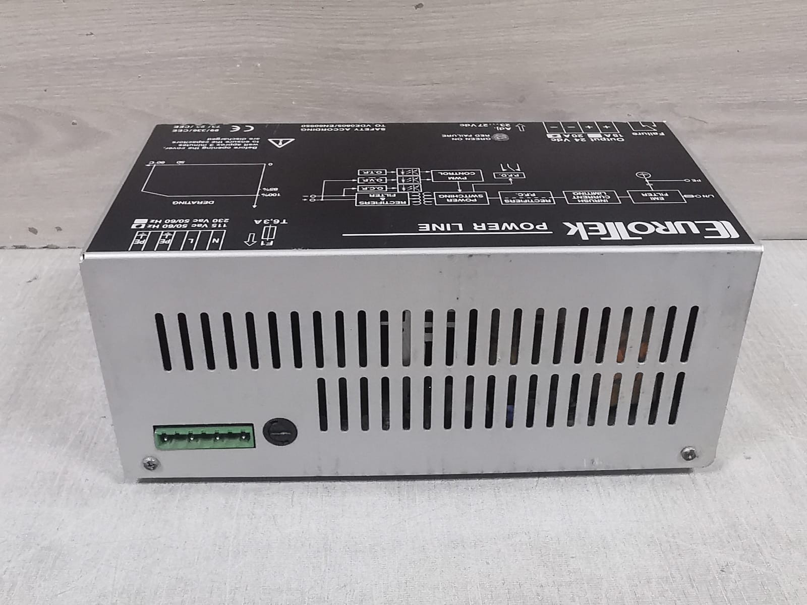 EUROTEK ET-SW/115/24/15/NB / ET-SW/115/24/15/N/B/P EUROTEK ET-SW/115/24/15/NB / ET-SW/115/24/15/N/B/P SWITCHED POWER SUPPLY 9