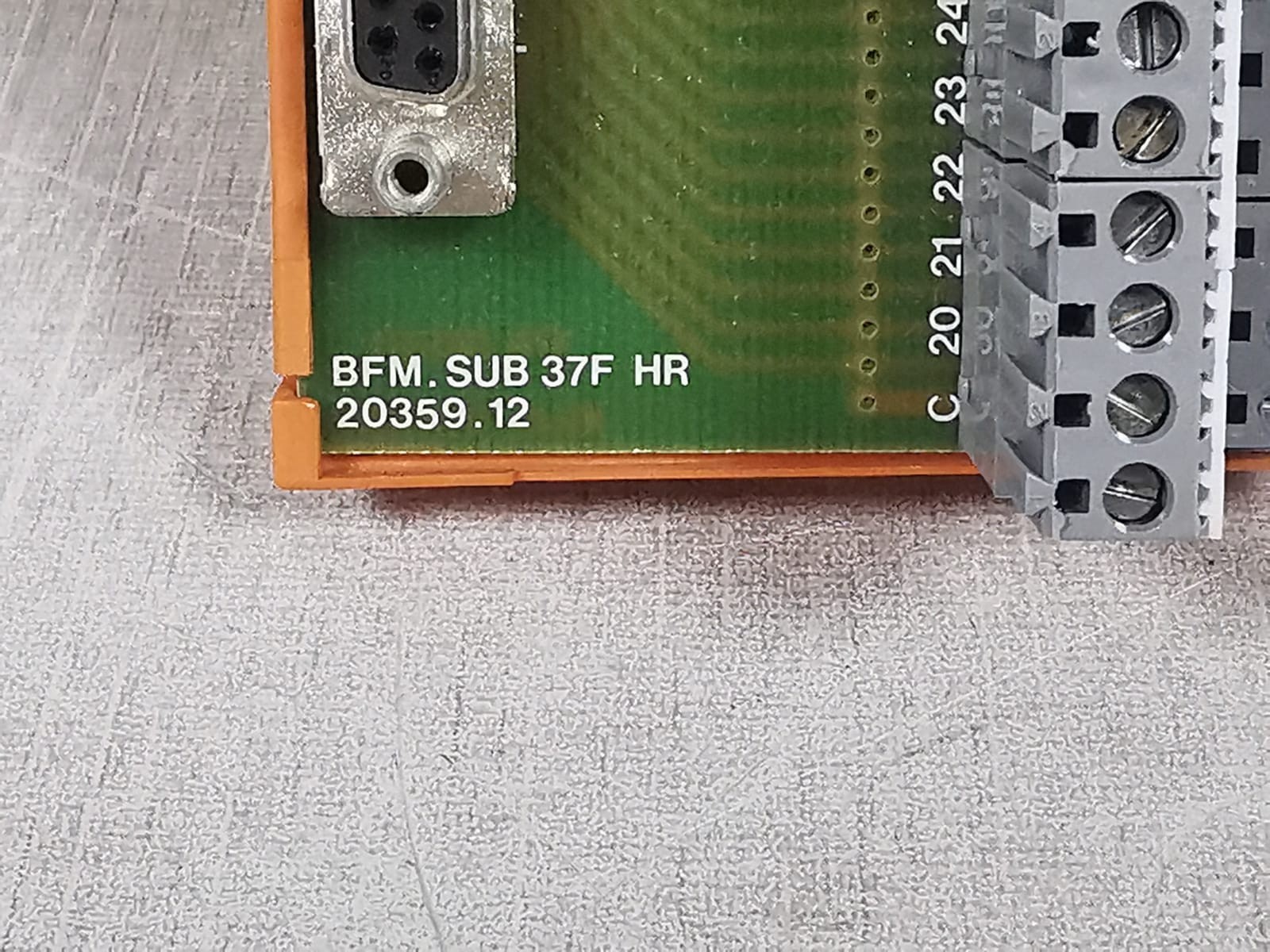 ENTRELEC BY ABB BFM.SUB 37F HR 20359.12 ENTRELEC BY ABB BFM.SUB 37F HR 20359.12 TERMINAL BLOCK 4