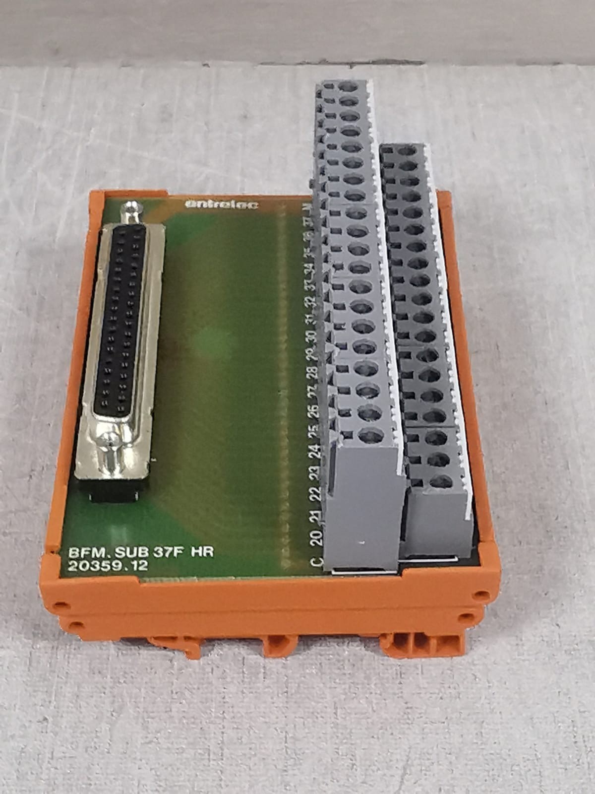 ENTRELEC BY ABB BFM.SUB 37F HR 20359.12 ENTRELEC BY ABB BFM.SUB 37F HR 20359.12 TERMINAL BLOCK 9