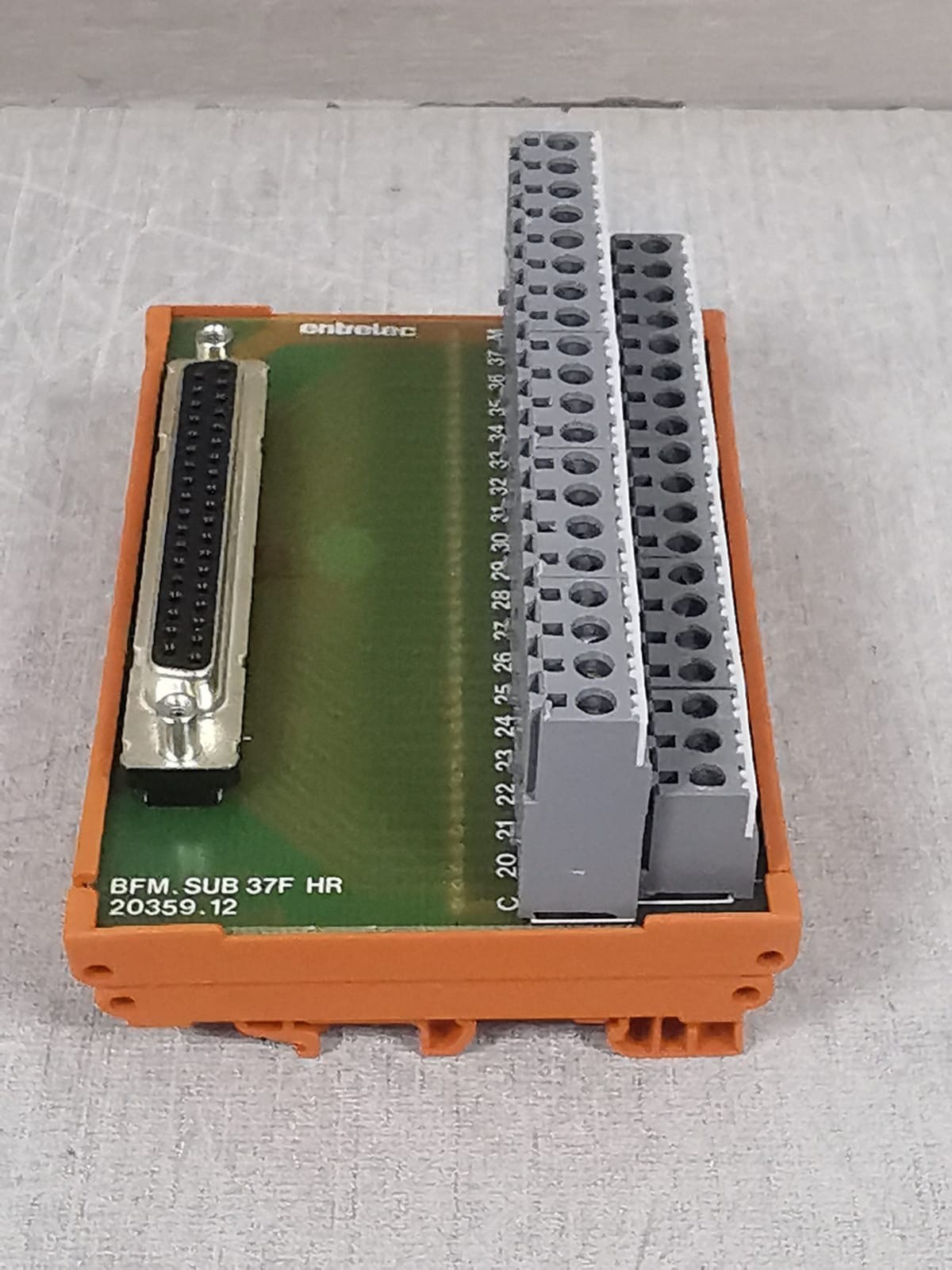 ENTRELEC BY ABB BFM.SUB 37F HR 20359.12 ENTRELEC BY ABB BFM.SUB 37F HR 20359.12 TERMINAL BLOCK 10
