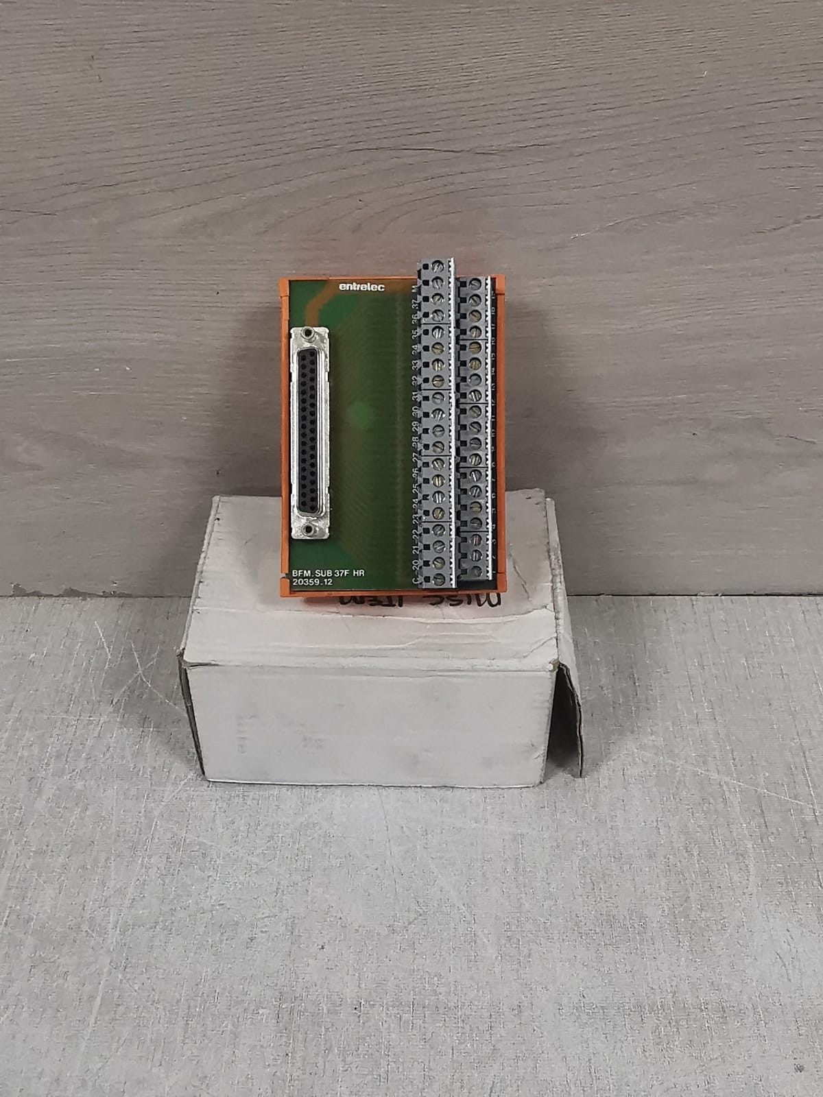 ENTRELEC BY ABB BFM.SUB 37F HR 20359.12 TERMINAL BLOCK