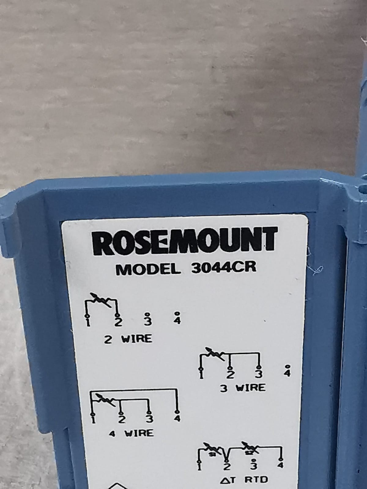 Rosemount 3044CR9 / 3044CR0I5 ROSEMOUNT 3044CR9 / 3044CR0I5 TEMPERATURE TRANSMITTER 0-100 DEG C 4