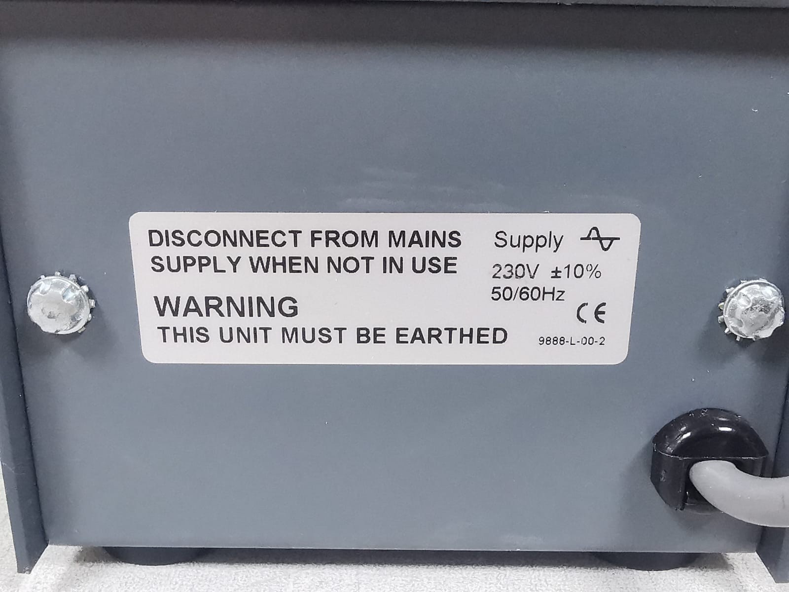 EMS POWER MODEL-9888 EMS POWER MODEL 9888 BATTERY CHARGER 9
