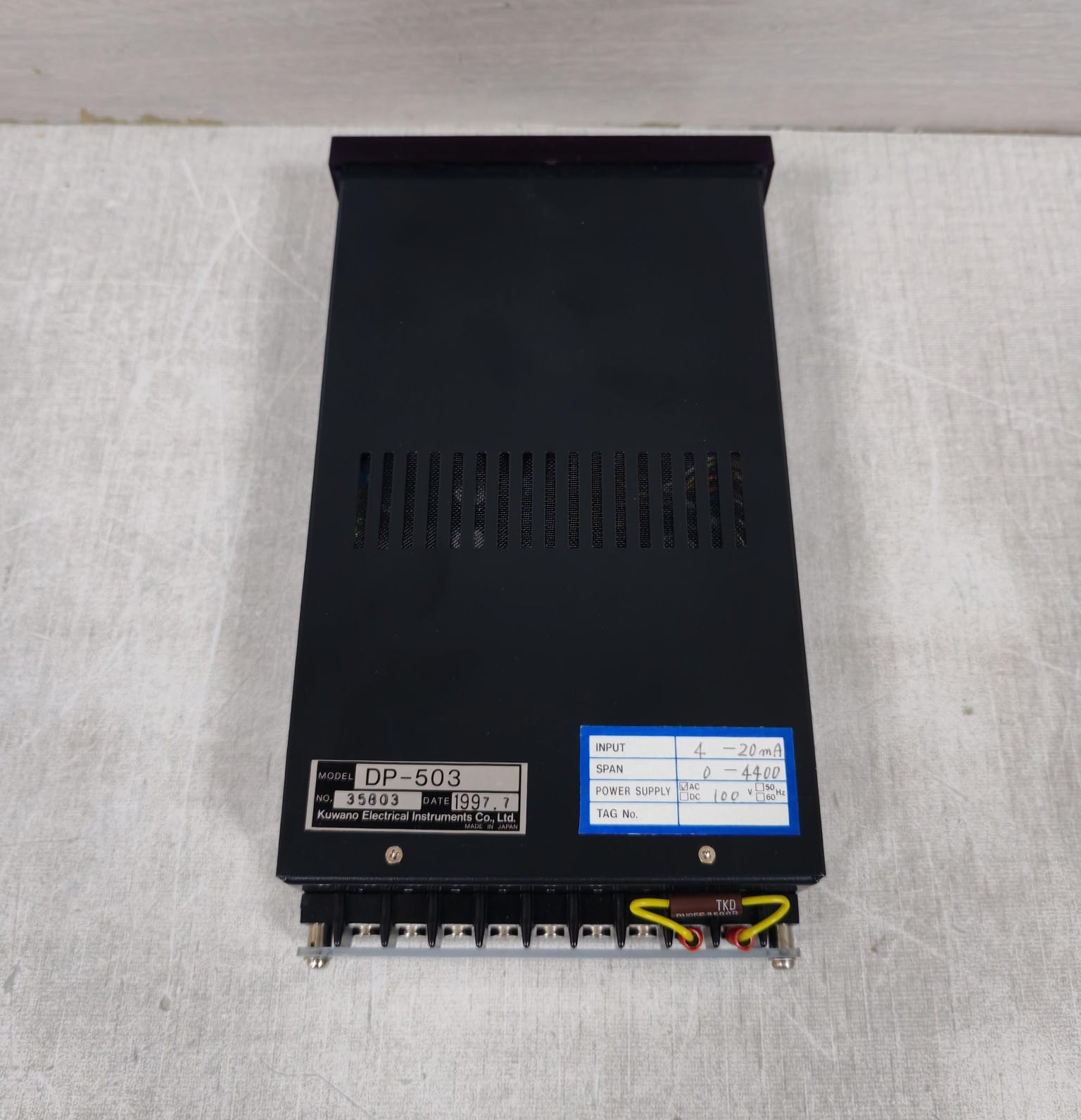 KUWANO ELECTRICAL INTRUMENTS DP-503 KUWANO ELECTRICAL INTRUMENTS DP-503 MODULE 100V 9