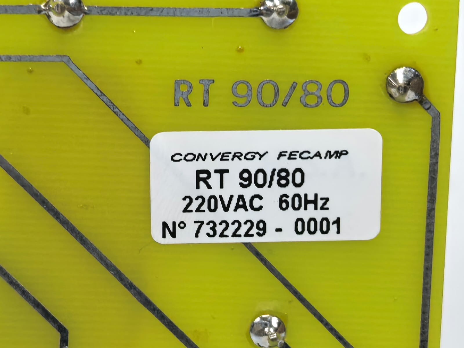 CONVERGY RT 90/80 CONVERGY RT 90/80 220VAC 60Hz PCB BOARD 6