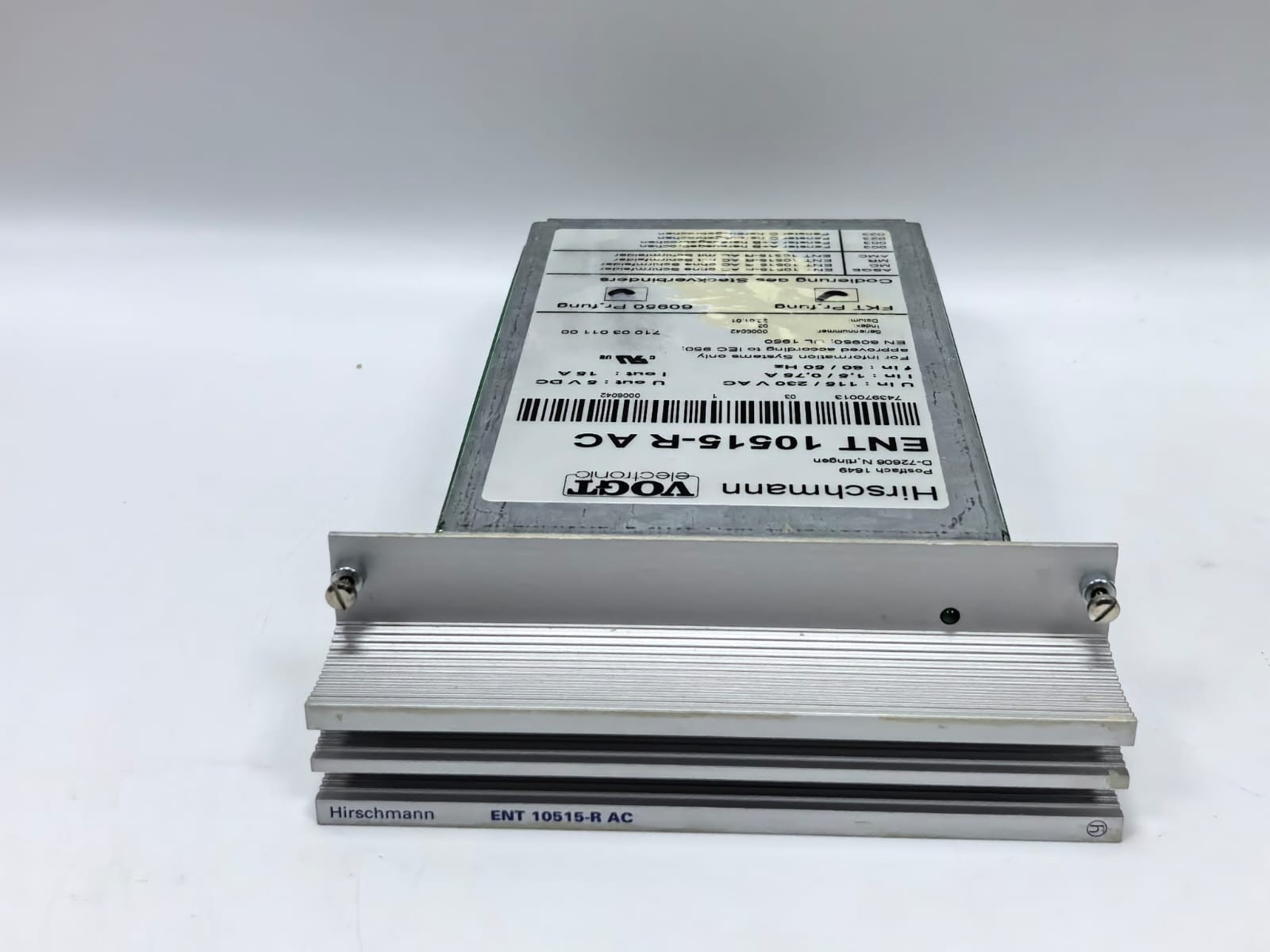 HIRSCHMANN ENT 10515-R AC HIRSCHMANN ENT 10515-R AC POWER SUPPLY 7