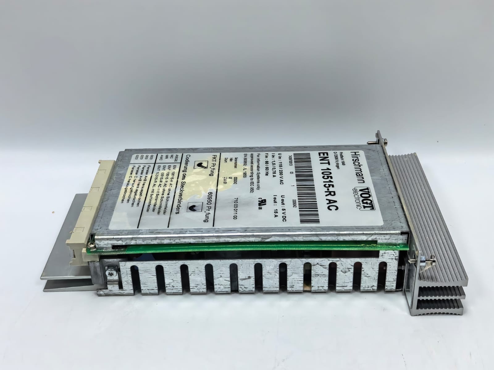 HIRSCHMANN ENT 10515-R AC HIRSCHMANN ENT 10515-R AC POWER SUPPLY 10