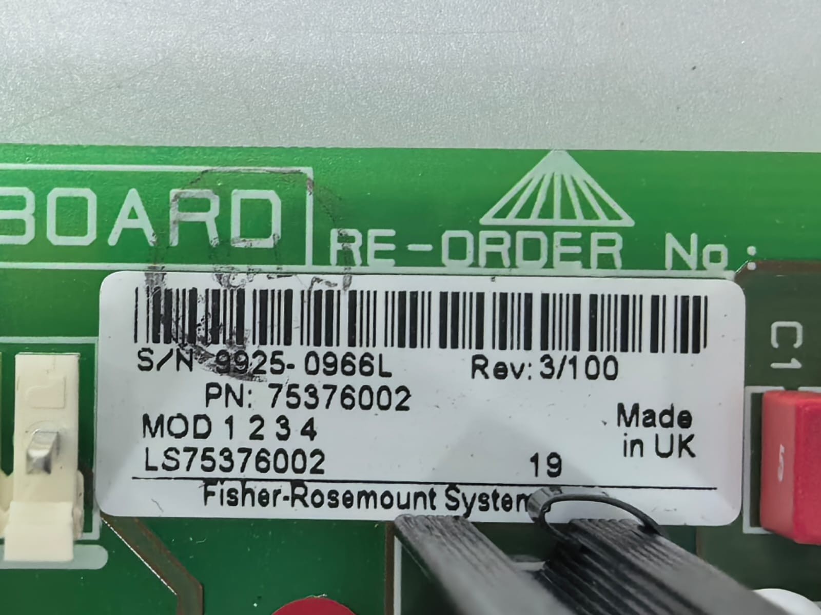 LIEBERT-HIROSS T75376002 LIEBERT-HIROSS T75376002 AUXILLARY P.S.U BOARD 3