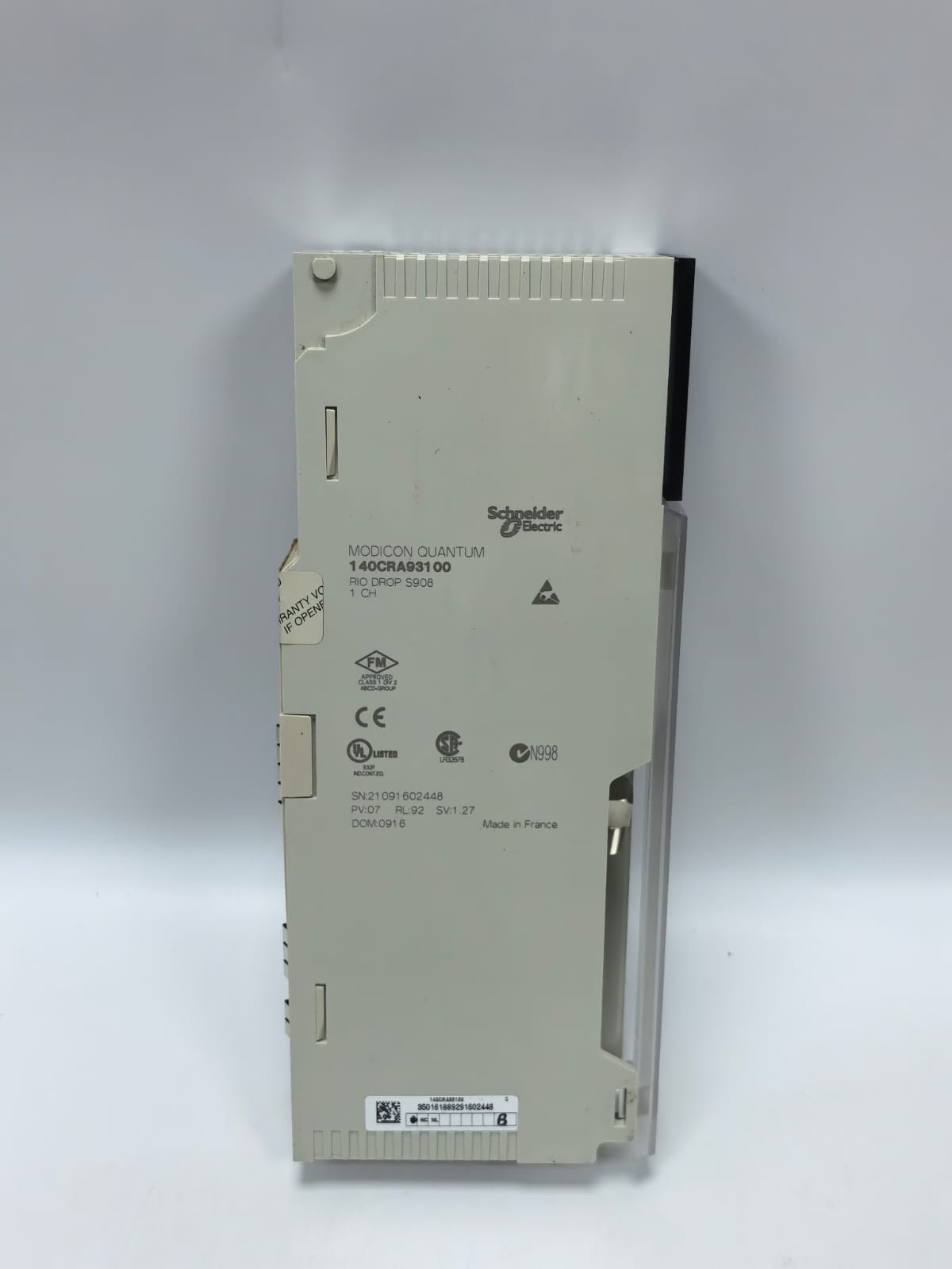 Schneider Electric 140CRA93100 SCHNEIDER ELECTRIC 140CRA93100 MODICON QUANTUM 5