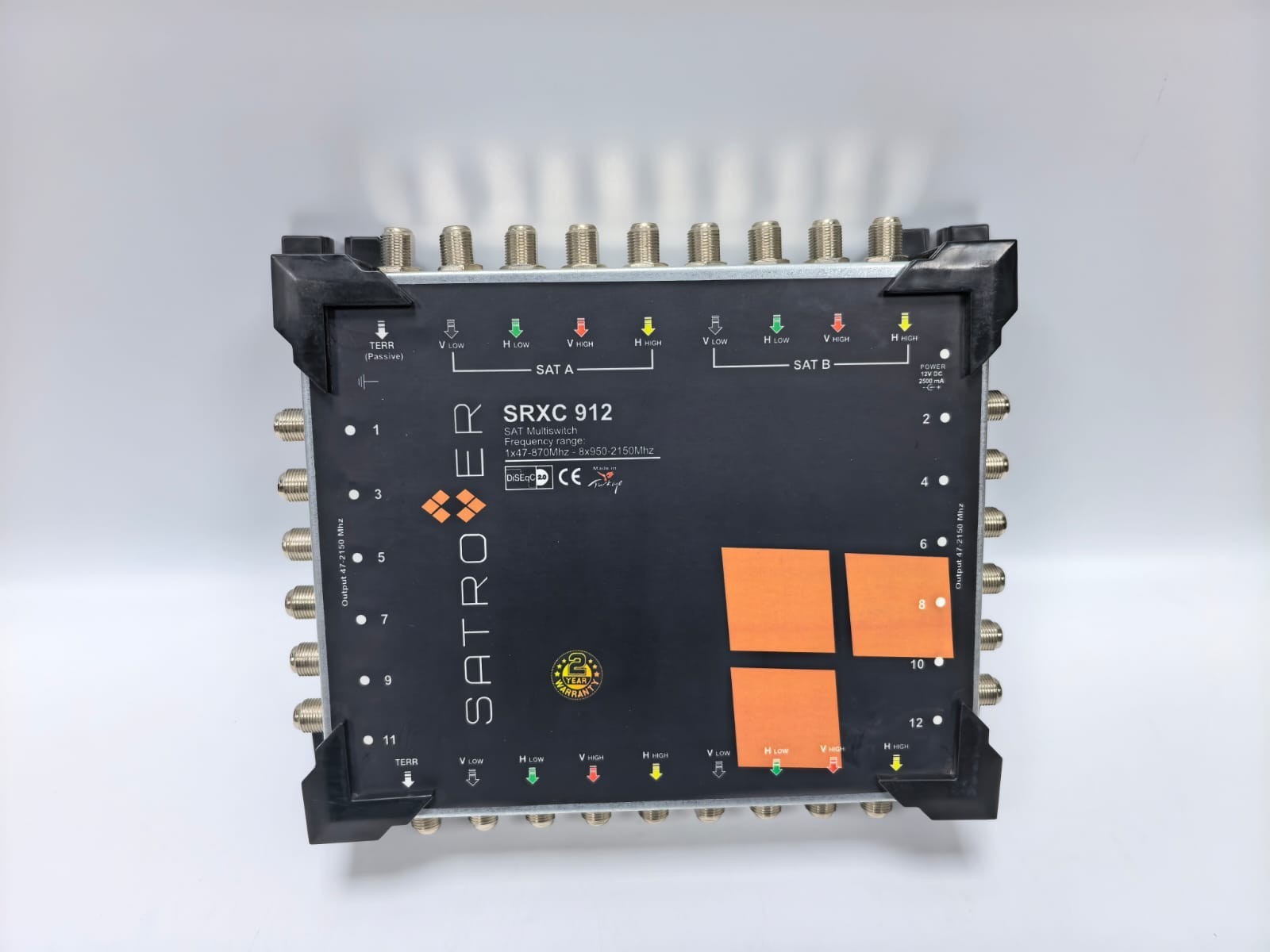 SATROVER SRXC-912 SATROVER SRXC 912 SATELLITE MULTISWITCH 3