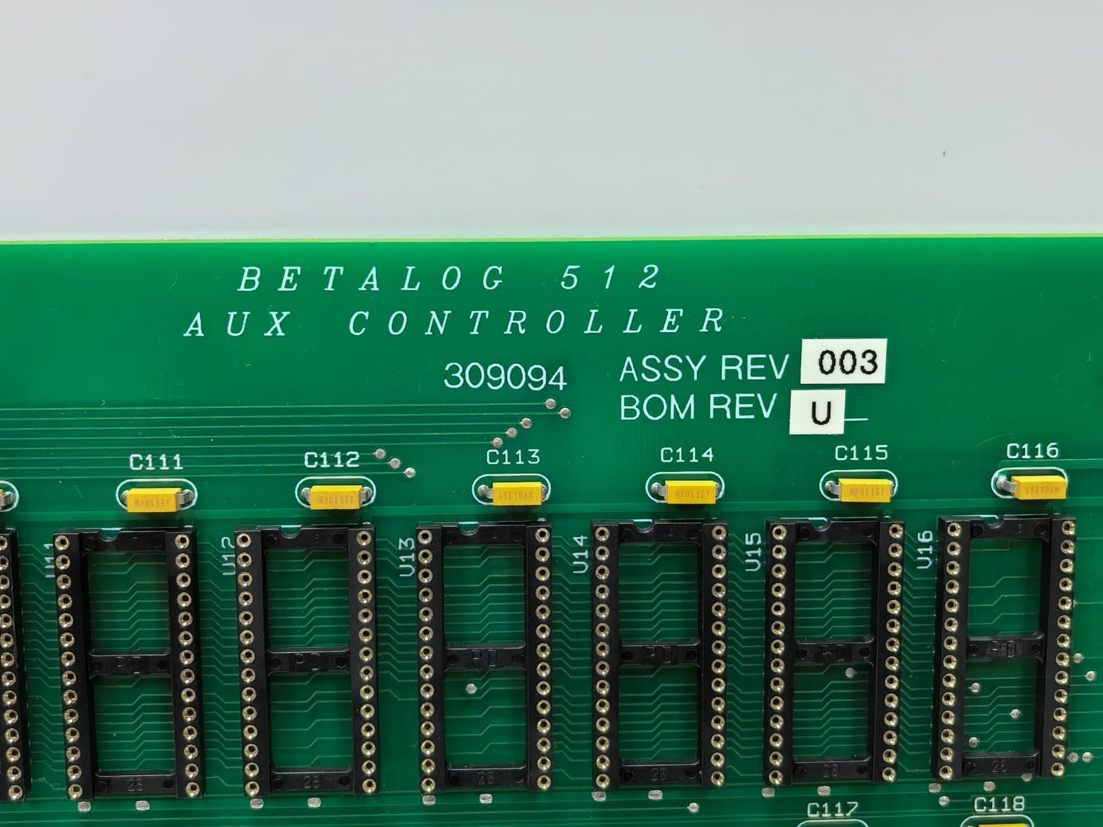BETALOG 309094 BETALOG 512 AUX CONTROLLER 309094 AS REV.003 4