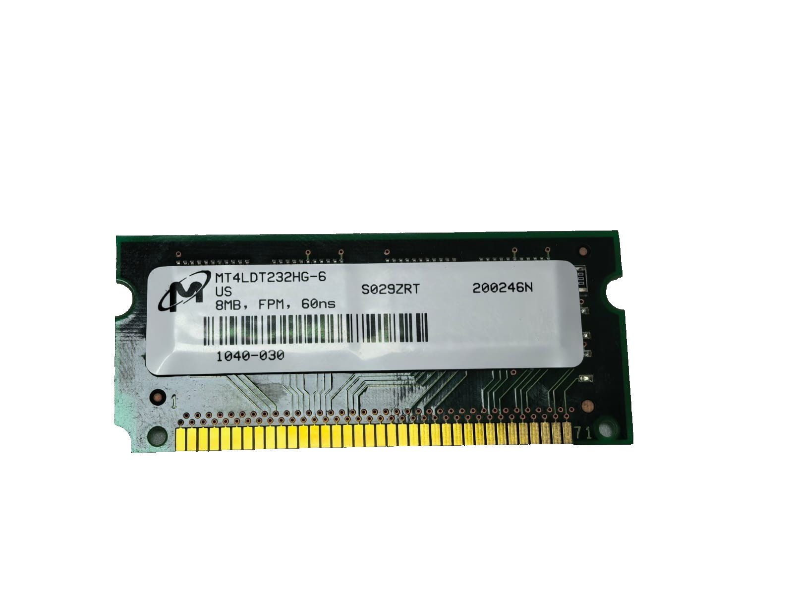 Siemens 6ES7478-1AN00-0AA0 SIEMENS 6ES7478-1AN00-0AA0 SIMATIC S7 MEMORY SUBMODULE 2