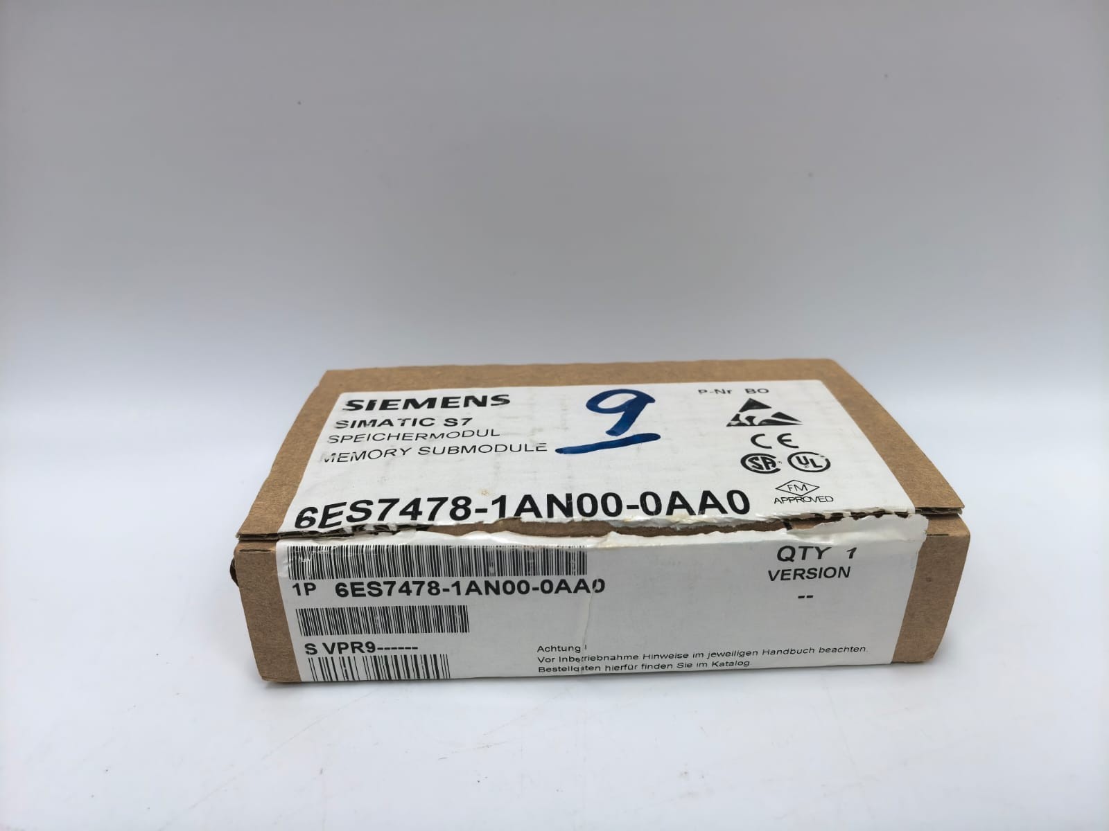 Siemens 6ES7478-1AN00-0AA0 SIEMENS 6ES7478-1AN00-0AA0 SIMATIC S7 MEMORY SUBMODULE 10