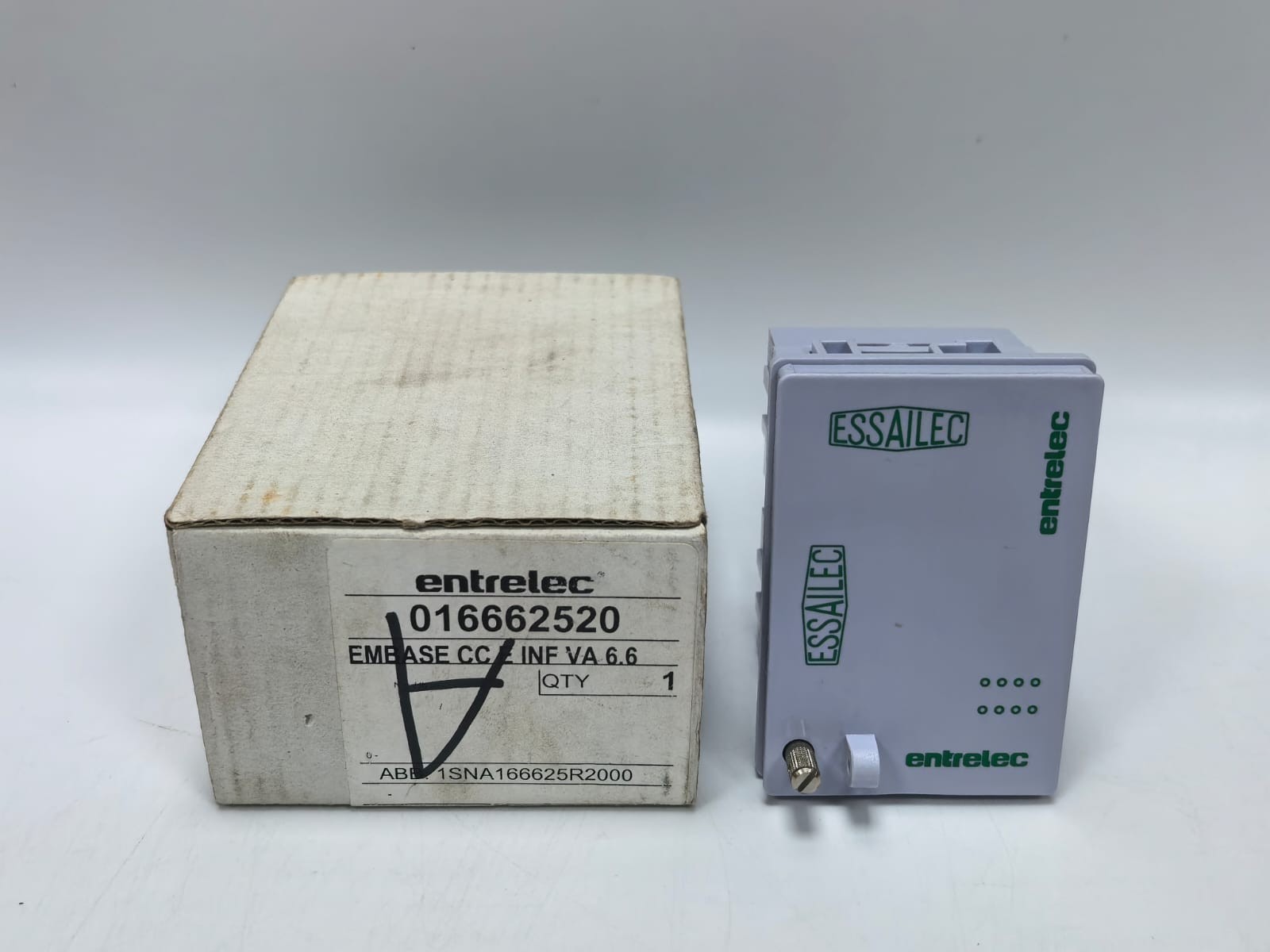 ENTRELEC 016662520 /ABB 1SNA166625R2000 TERMINAL BLOCK