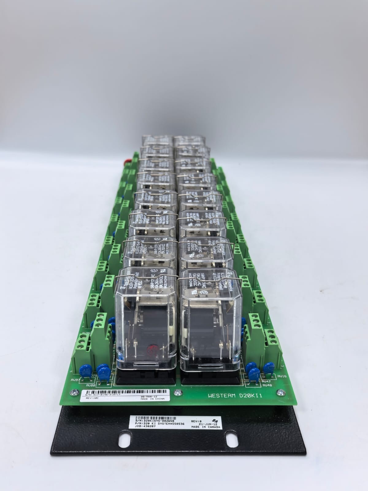 GE BOARD-550536 GE D20KI1 INTERPOSING RELAY BOARD 550536 5
