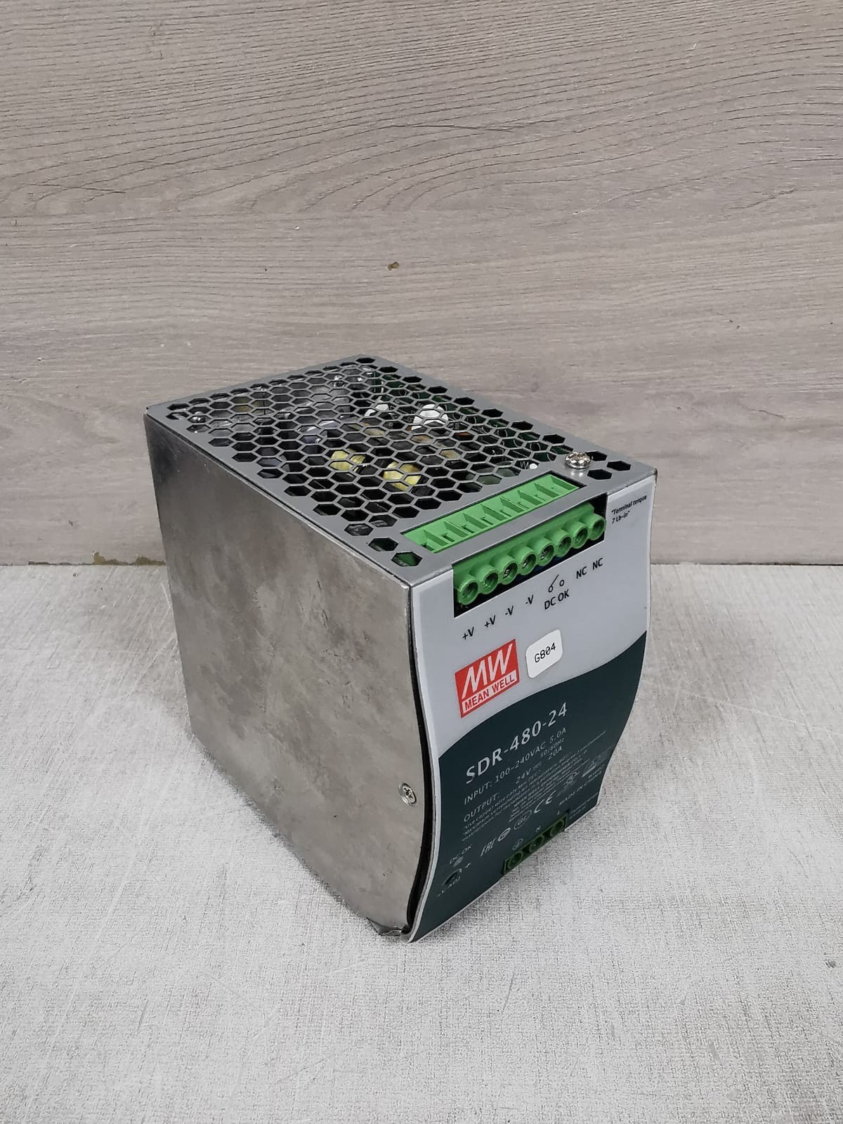 MEAN WELL SDR-480-24 MEANWELL SDR-480-24 SWITCHING POWER SUPPLY 4